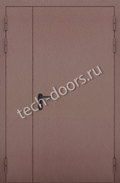 Дверь техническая полуторная 1250x2050